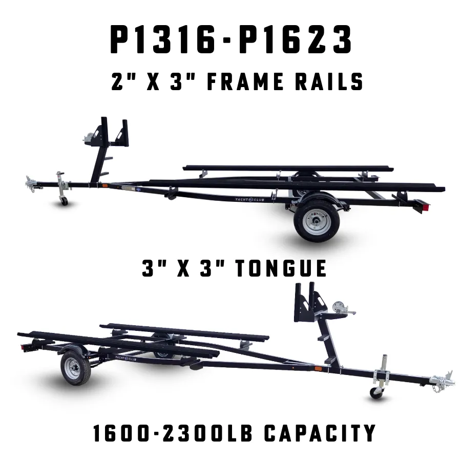 2023 Yacht Club P1623 Pontoon Trailer